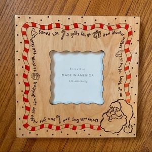 Christmas Photo Frame Santa